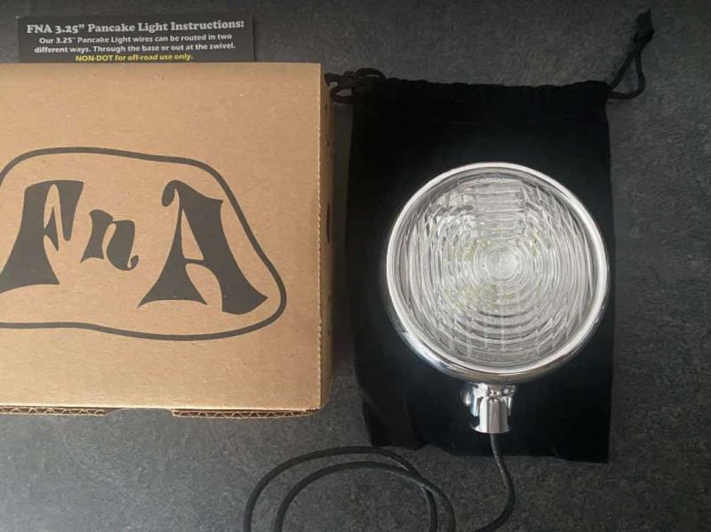 FNA Pancake Headlight Clear Lense 3 1/4