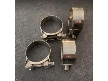 stainless steel exhaust clamps