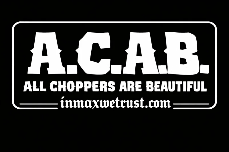 Aufkleber All Chopper are Beautifull