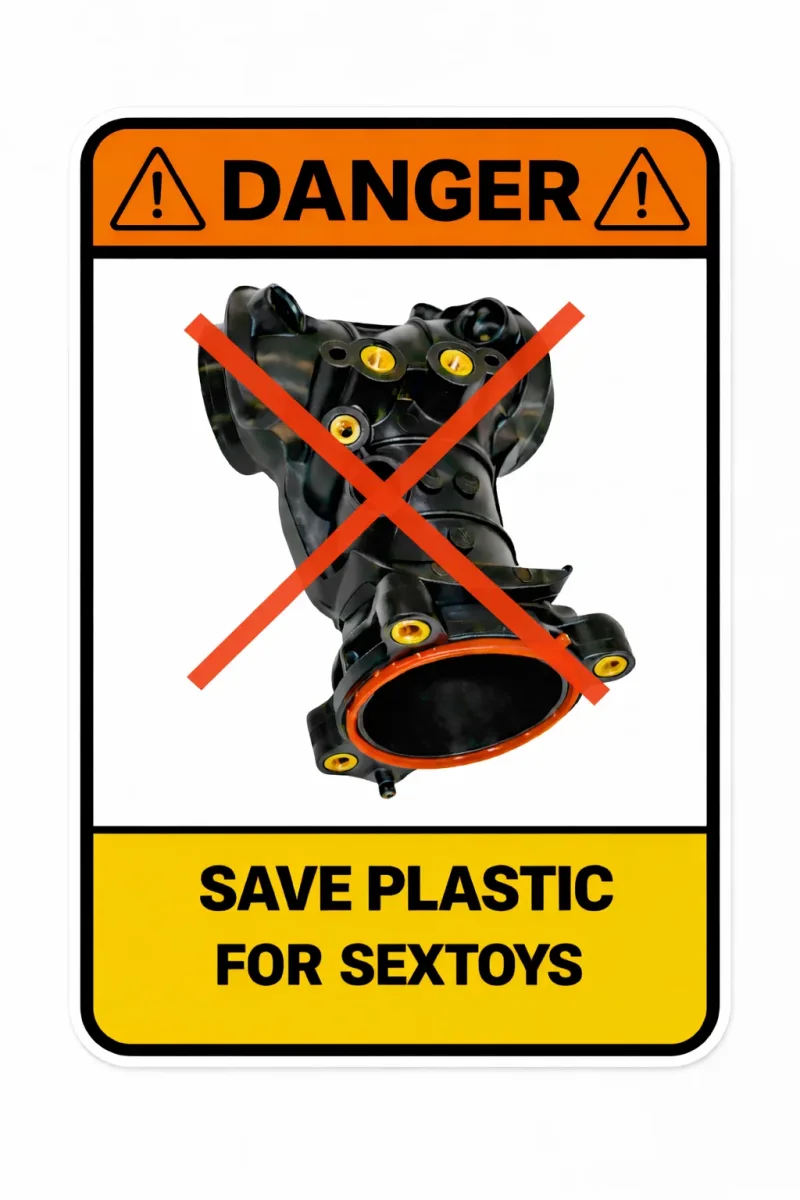 Aufkleber Milwaukee Eight Save Plastic for Sextoys