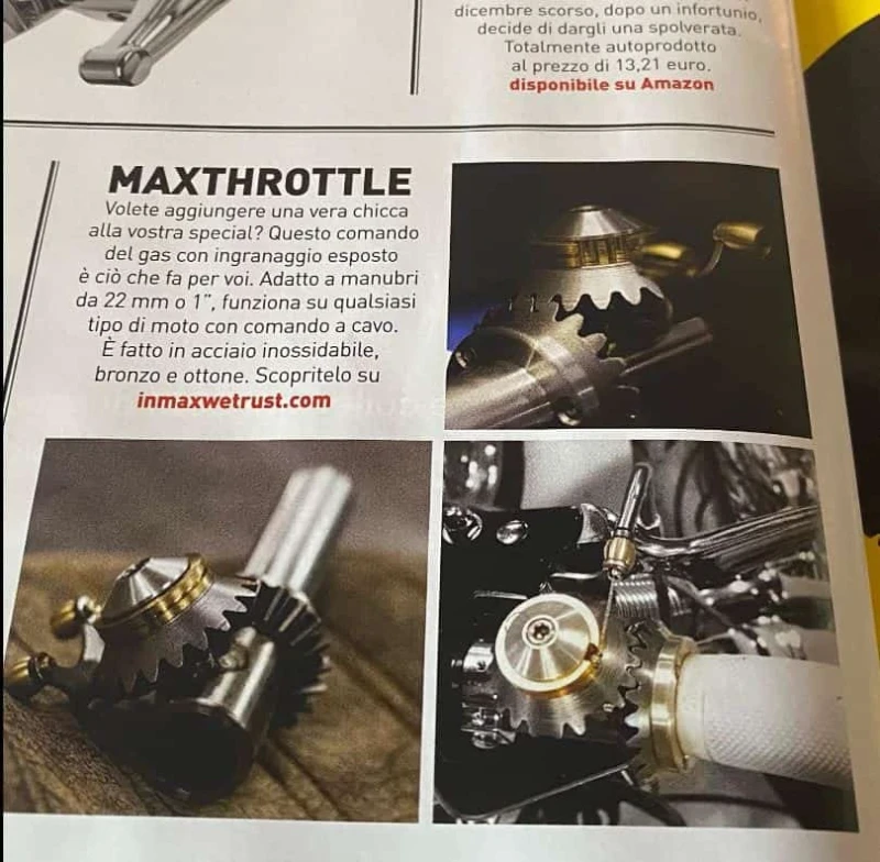 Maxthrottle throttle grip